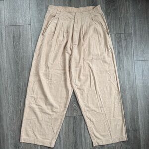 Free People Tan Trouser Pants
